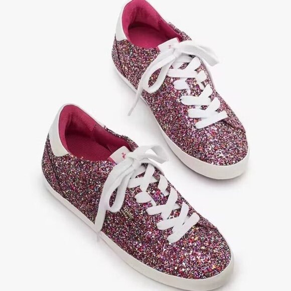 kate spade Shoes - Kate Spade Women's Ace Glitter Low-top Sneakers 9.5